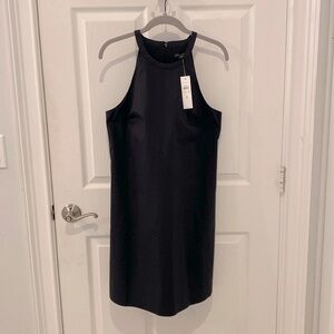 Ann Taylor Poplin Halter Shift Dress NWT Cotton Fully Lined 6